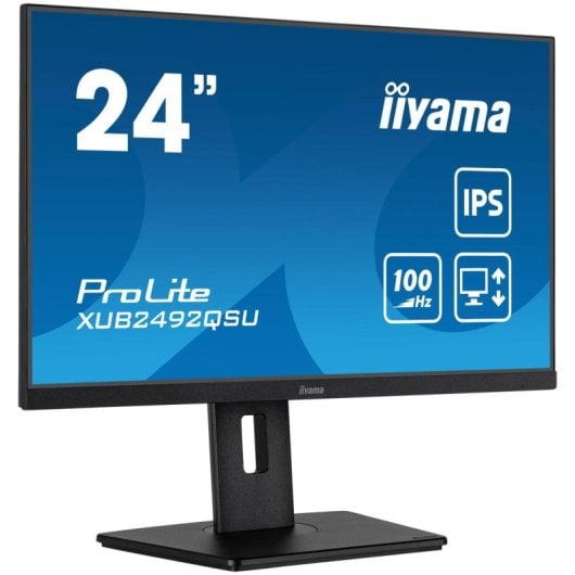 iiyama ProLite XUB2492QSU-B1 23.8" Wide Quad HD 2560 x 1440, 1 ms, HDMI, USB 3.2
