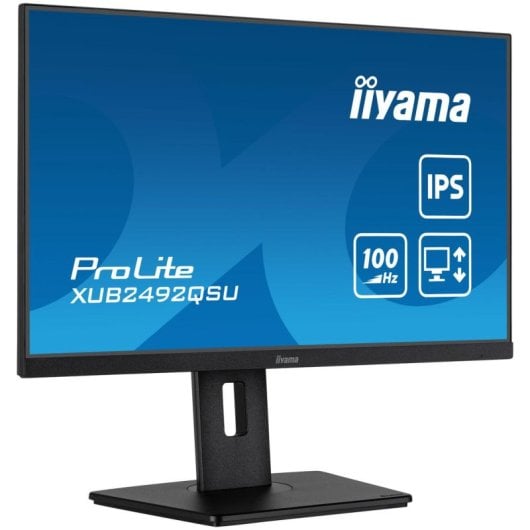 iiyama ProLite XUB2492QSU-B1 23.8" Wide Quad HD 2560 x 1440, 1 ms, HDMI, USB 3.2