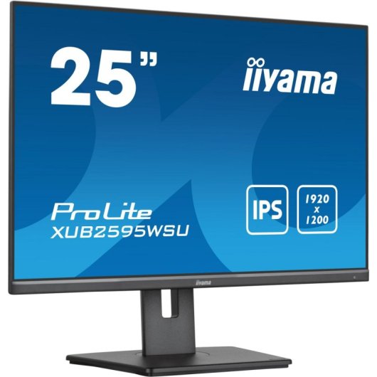iiyama ProLite XUB2595WSU-B5, 25", 1920x1200, IPS, LED, 4ms, Noir