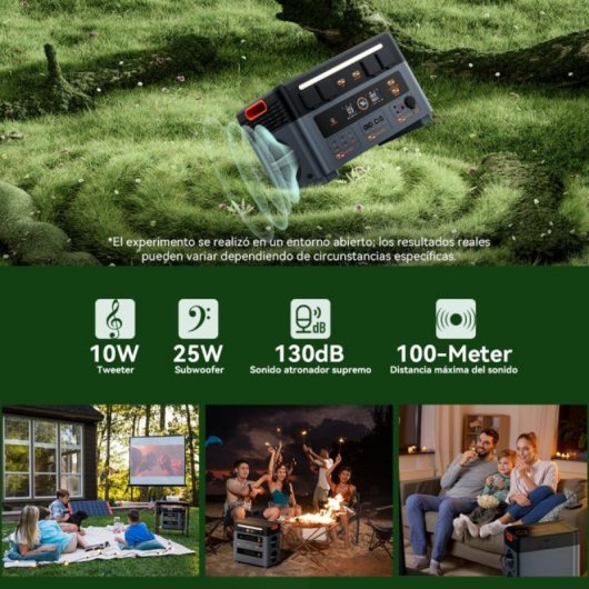 Estación de energía portátil OSCAL PowerMax 2400 Pro 2400W con panel solar PM200Pro 200W IP67