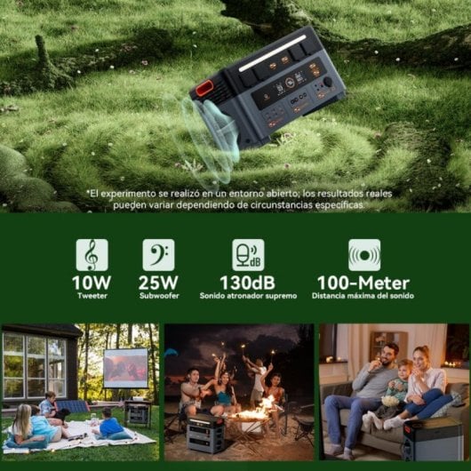 Estación de energía portátil OSCAL PowerMax 2400 Pro 2400W + Panel solar PM200Pro 200W IP67