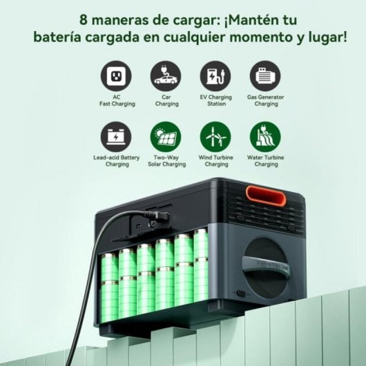 Estación de energía portátil OSCAL PowerMax 2400 Pro 2400W + Panel solar PM200Pro 200W IP67