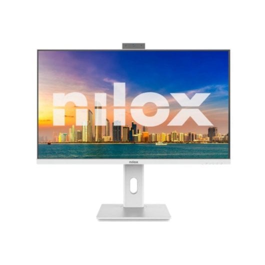 Moniteur 27" Full HD 120 Hz IPS avec haut-parleurs et caméra intégrée blanc