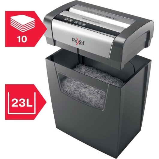Rexel Momentum X410 Konfetti-Schnitt-Aktenvernichter + Navigator Universal 2500 Blatt 5x500 A4