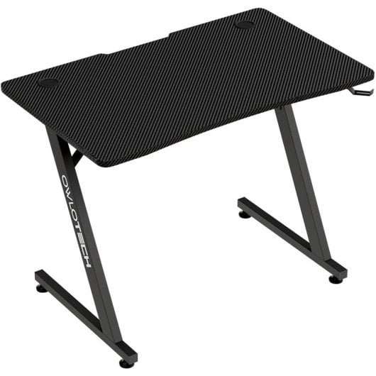Owlotech Executive Mesa de Escritorio 100x60cm Negra + PcCom Essential Reposapiés Ergonómico 44x34cm