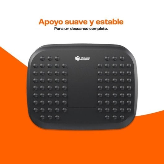 Owlotech Executive Mesa de Escritorio 100x60cm Negra + PcCom Essential Reposapiés Ergonómico 44x34cm
