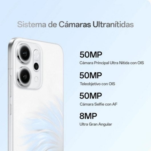 Smartphone OPPO Reno14 5G 12 Go RAM 256 Go Écran AMOLED 6,59" Double SIM 120 Hz IP69 Batterie 6 000 mAh Vert lumineux