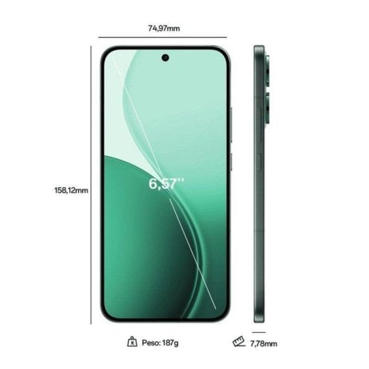 OPPO Reno14 FS 5G 12GB 512GB 6.57" Luminous Green