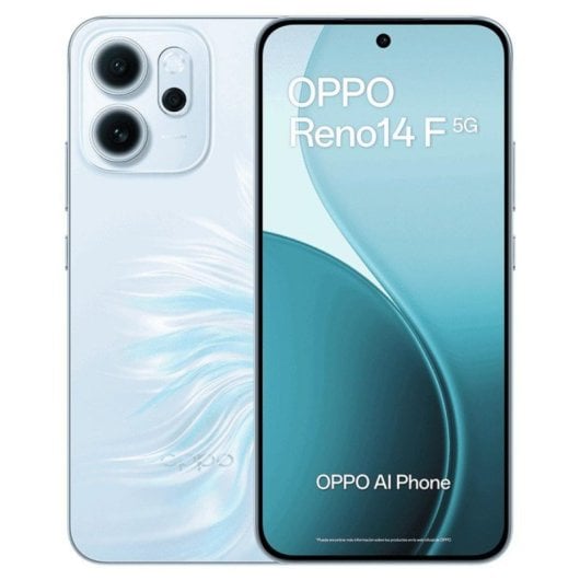 Smartphone OPPO Reno14 F 8GB 256GB 5G AMOLED 6000mAh Azul