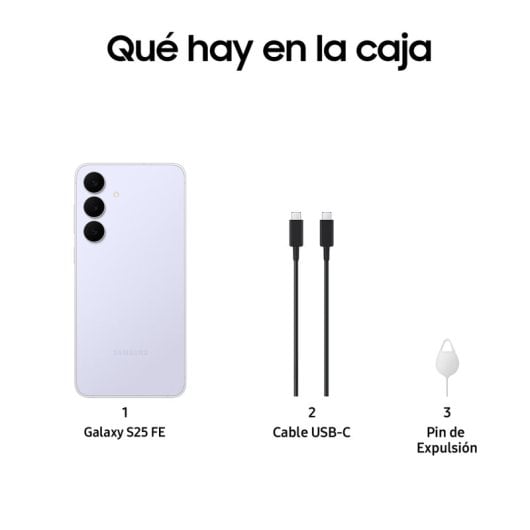 Samsung Galaxy S25 FE 8GB 512GB 6.7" Móvil Potente con Inteligencia Artificial Azul Glacial