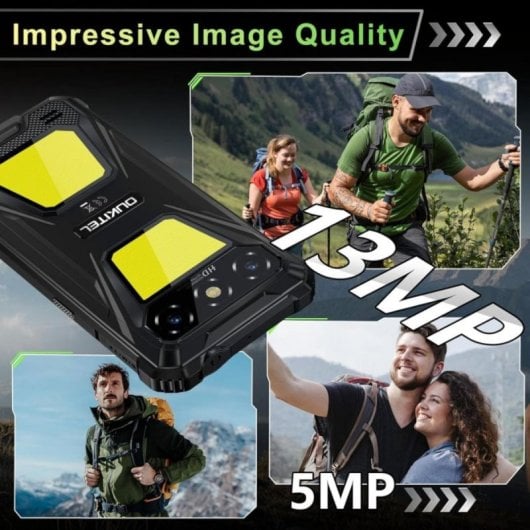 Smartphone Oukitel G5 4GB RAM 128GB 6" Dual SIM Batería 6300mAh Rugerizado Android 14 Verde