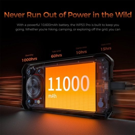 Smartphone OUKITEL WP53 Pro 8GB 256GB 11000mAh NFC GPS