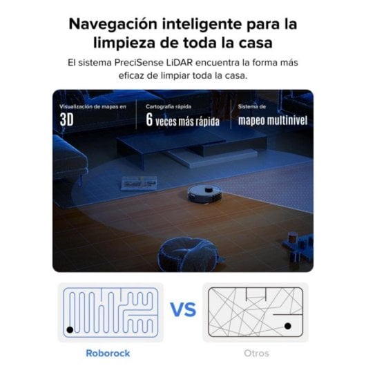 Roborock Q7L5 Roboterstaubsauger mit LiDAR-Navigation und dualem Anti-Tangle-System