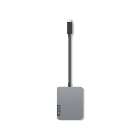 Lenovo Travel Hub Gen2 USB-C Grau 4K Ultra HD 60Hz HDMI VGA RJ-45 Ethernet 1GbE