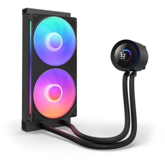 NZXT Kraken Plus RGB 240, Système de refroidissement liquide tout-en-un, 12 cm, Noir
