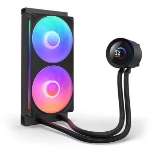 Refrigeração Líquida NZXT Kraken Plus RGB 240mm 2 Ventoinhas LED RGB