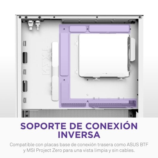 Caja PC NZXT H3 Flow Blanco Vidrio Templado Micro ATX Mini-ITX Midi Tower
