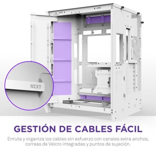 Caja NZXT H9 Flow RGB Blanco 3x140mm RGB