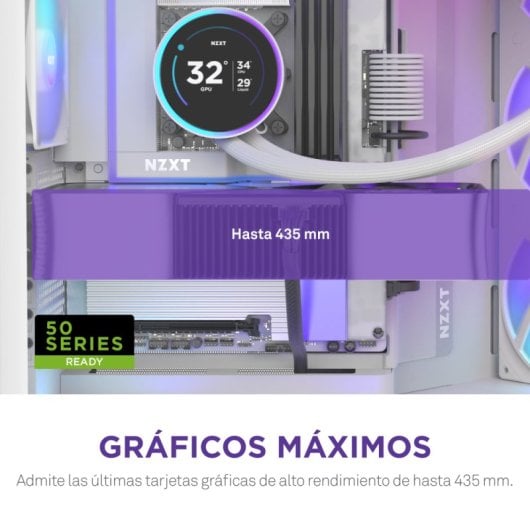 NZXT H9 Flow RGB+, Midi Tower, PC, Blanc, ATX, EATX, micro ATX, Mini-ITX
