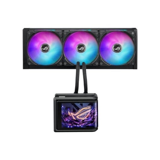 Refrigeración Líquida ASUS ROG Ryuo IV SLC 360mm 3 Ventiladores ARGB Pantalla LCD