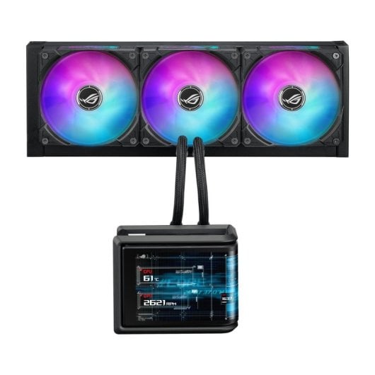 Refrigeración Líquida ASUS ROG Ryuo IV SLC 360mm 3 Ventiladores ARGB Pantalla LCD
