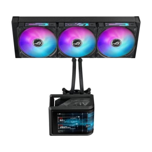 Refrigeración Líquida ASUS ROG Ryuo IV SLC 360mm 3 Ventiladores ARGB Pantalla LCD