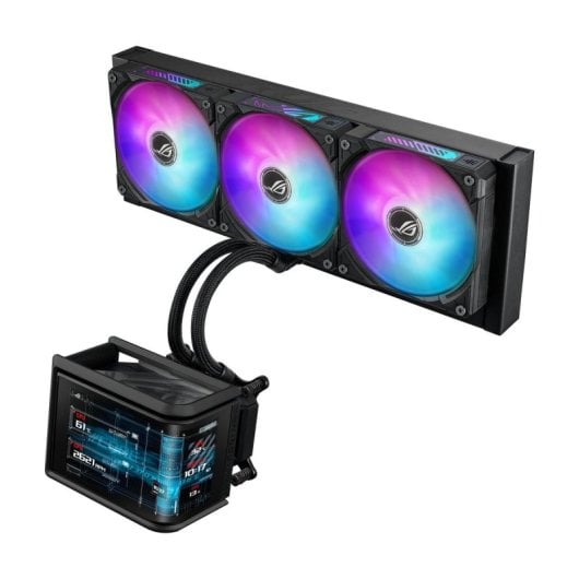 Refrigeración Líquida ASUS ROG Ryuo IV SLC 360mm 3 Ventiladores ARGB Pantalla LCD