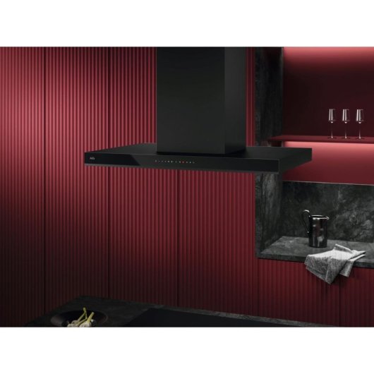 Campana extractora AEG GI87D91CB Canalizado/Recirculación 90cm con control táctil y LED