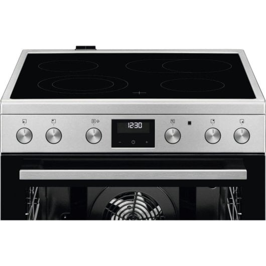 Fogão AEG CCB6642CBM 73L 4 Zonas Cerâmica SteamBake Preto/Inox Ecrã LED