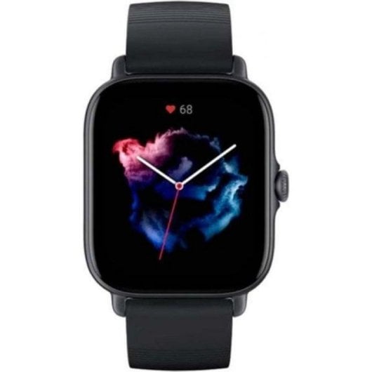 Amazfit GTS 3 Bluetooth GPS 42,4mm AMOLED Cinzento Grafite Resistente à Água 5ATM SpO2 Pulso Cardíaco