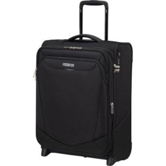American Tourister Upright SummerRide 55cm Schwarze 2-Rad Handgepäck Kabinengepäck 44.5-48.5L