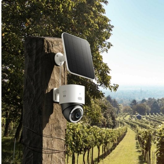 Caméra Eufy 4G LTE S330, Full HD, Audio bidirectionnel, Vision nocturne 8m, Inalámbrica