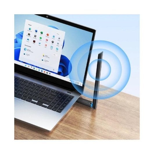 Baseus BS-OH172 Adaptador USB Wireless 300Mb/s 2.4GHz com Antena 6dBi