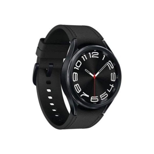 Samsung Galaxy Watch6 Classic 4G LTE GPS 47mm Super AMOLED Noir Taille Unique IP68 SpO2 Pulsomètre Tensiomètre