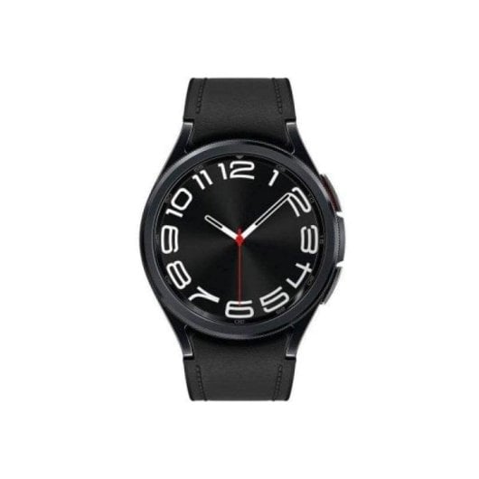Samsung Galaxy Watch6 Classic 4G LTE GPS 47mm Super AMOLED Noir Taille Unique IP68 SpO2 Pulsomètre Tensiomètre