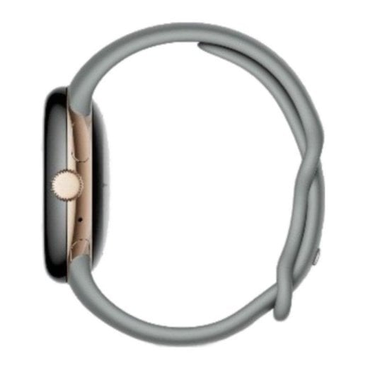 Google Pixel Watch 4G LTE GPS 41mm AMOLED Champagner Gold Hazel S/L 5ATM Herzfrequenz Schlafmonitor