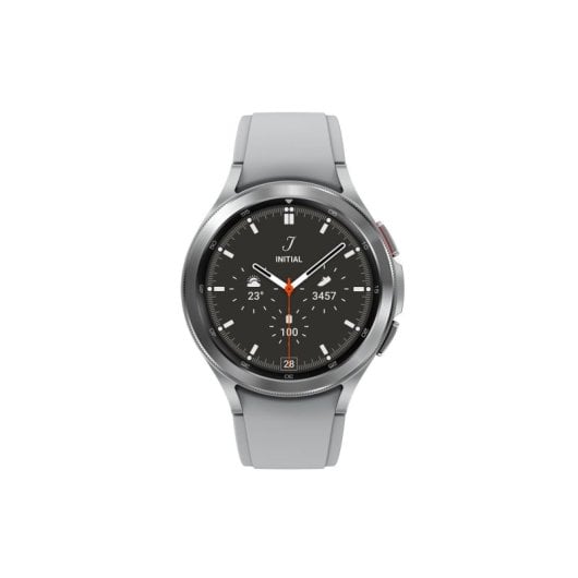 Samsung Galaxy Watch4 Classic 46mm Silber Edelstahl 16GB GPS OLED 247mAh Grau