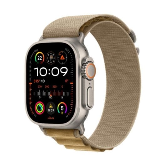 Apple Watch Ultra 2 OLED 64 GB GPS 4G Titan 3000 nits bis 36 h Akkulaufzeit