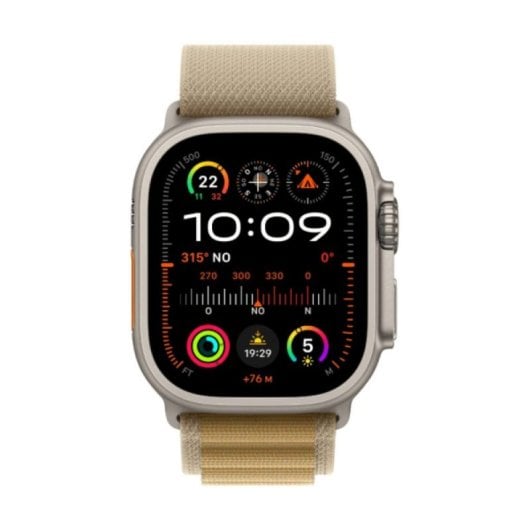 Apple Watch Ultra 2 OLED 64 GB GPS 4G Titan 3000 nits bis 36 h Akkulaufzeit