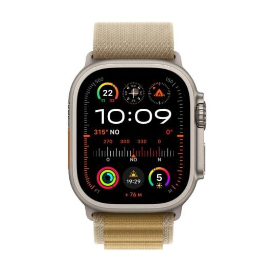 Apple Watch Ultra 2 OLED 64 GB GPS 4G Titan 3000 nits bis 36 h Akkulaufzeit