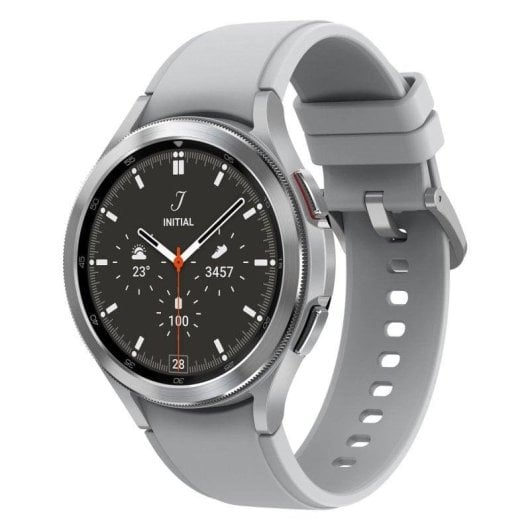 Samsung Galaxy Watch4 Classic 4G LTE NFC GPS 46mm Super AMOLED Argento Grigio Resistenza Acqua 5ATM+IP68
