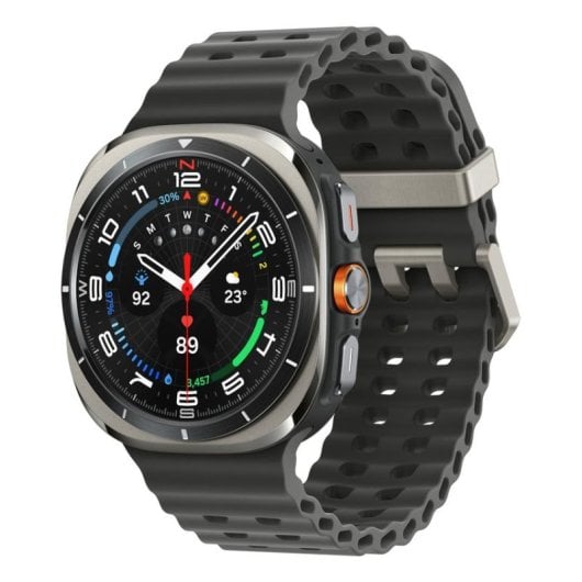 Samsung Galaxy Watch Ultra 4G LTE Bluetooth GPS NFC 47mm Super AMOLED Titane Argent IP68 10ATM