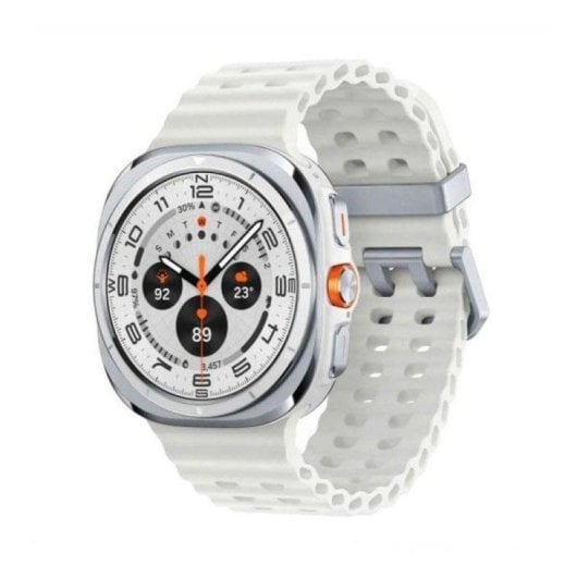 Samsung Galaxy Watch Ultra 4G eSIM GPS NFC 47mm Super AMOLED Titane Blanc Unique IP68 10ATM