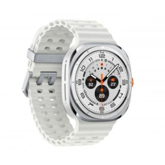 Samsung Galaxy Watch Ultra 4G eSIM GPS NFC 47mm Super AMOLED Titane Blanc Unique IP68 10ATM