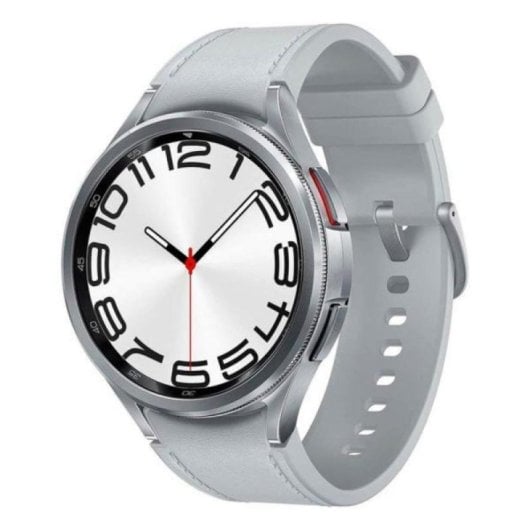 Smartwatch Samsung Galaxy Watch6 Classic 4G 47mm Silver Super AMOLED + sensor salud