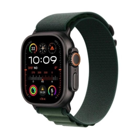 Apple Watch Ultra 2 4G LTE GPS 49mm OLED Schwarz Grünes Band M IP6X SpO2 Herzfrequenz