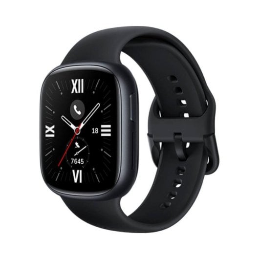Honor Watch 4 AMOLED 1,75", 4GB, GPS, 451mAh, wasserdicht 50m, Silikonarmband schwarz