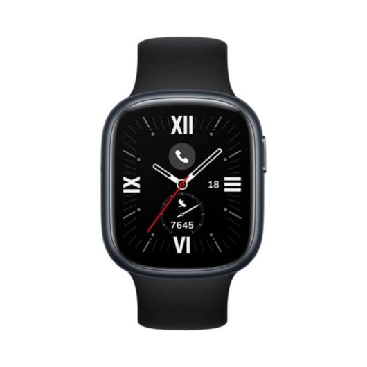 Honor Watch 4 AMOLED 1,75", 4GB, GPS, 451mAh, wasserdicht 50m, Silikonarmband schwarz
