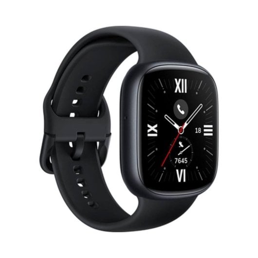 Honor Watch 4 AMOLED 1,75", 4GB, GPS, 451mAh, wasserdicht 50m, Silikonarmband schwarz