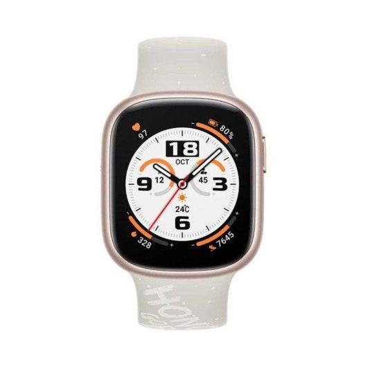 Honor Watch 4 Bluetooth 44mm AMOLED Schwarz 14 Tage Akku Wasserdicht 5ATM SpO2 Puls Schlaf